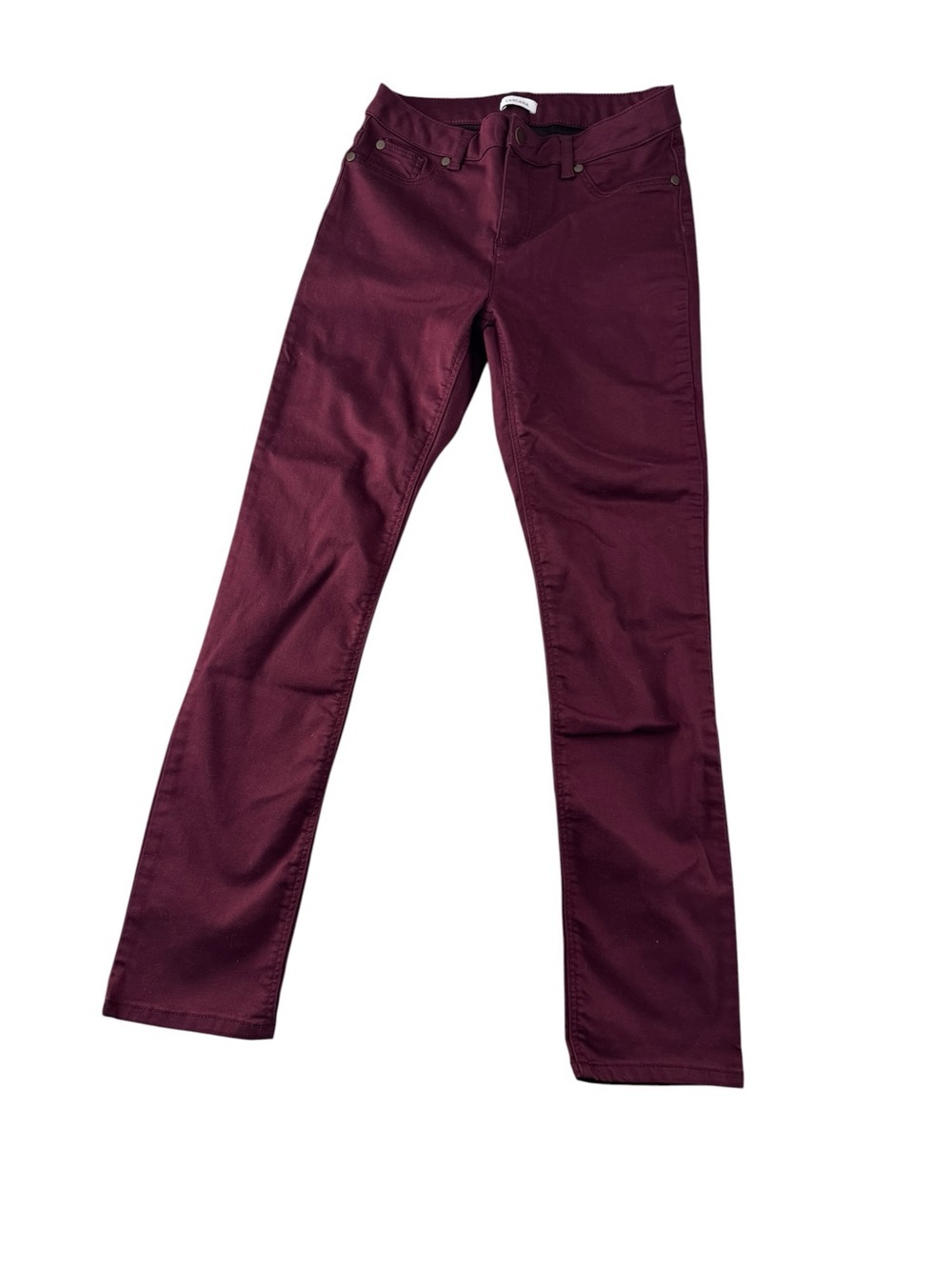 Slim Burgundy Women's Skinny Pants